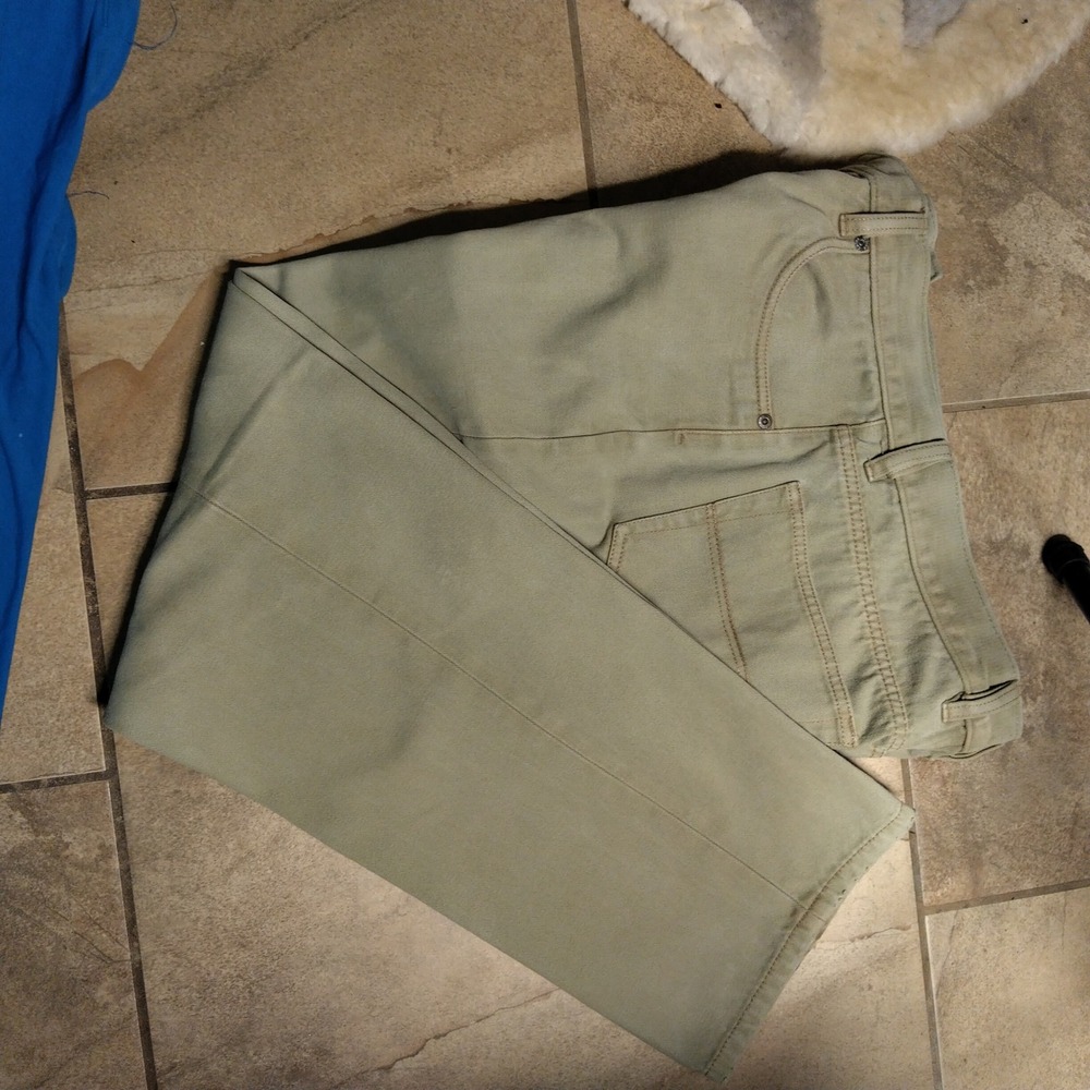 Indigo Palms Denim Company Mens Classic Fit Khaki Tan Cotton Pants 33x32